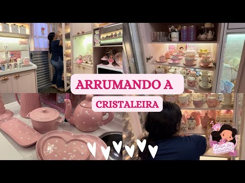 CHEGOU MUITA COISA LINDA! Vamos arrumar a cristaleira e guardar as