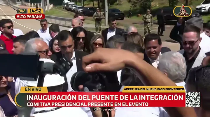 Inauguration ceremony of the Integration Bridge