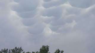 Climatic Clouds on the edge of a Super Cell Thunder Storm.  Clip #2