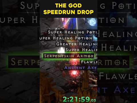 THE GOD DROP IN A SPEEDRUN