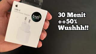 Review Adaptor Fast Charging Apple 20W Resmi iBox