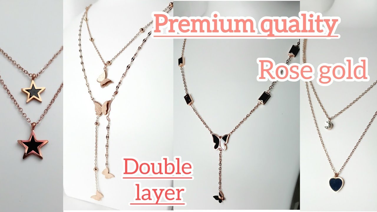 100 staring price rose gold chain.