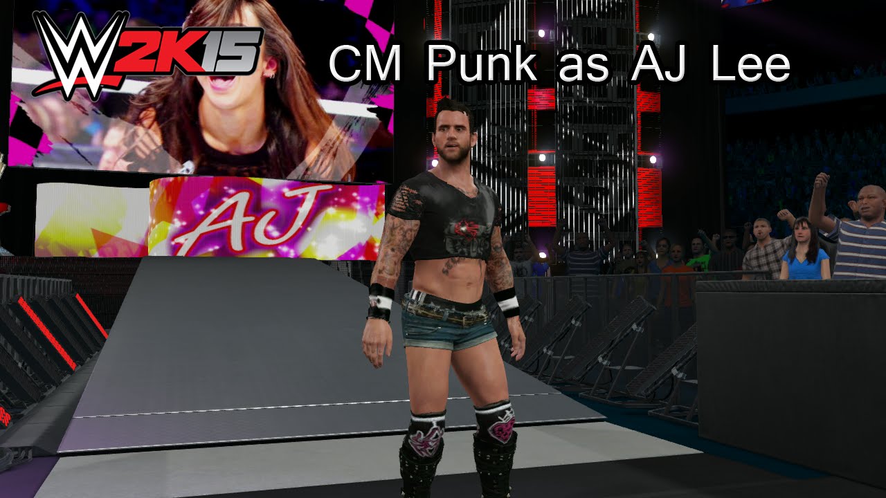 WWE K PC Mod CM Punk As AJ Lee YouTubeSexiezPix Web Porn