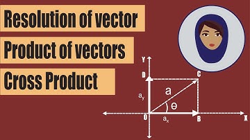 Resolution of vectors and product of vectors in Urdu & Hindi