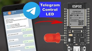 Telegram control LED ESP32 || telegram control iot projects || ESP32 Telegram Bot to Control LED