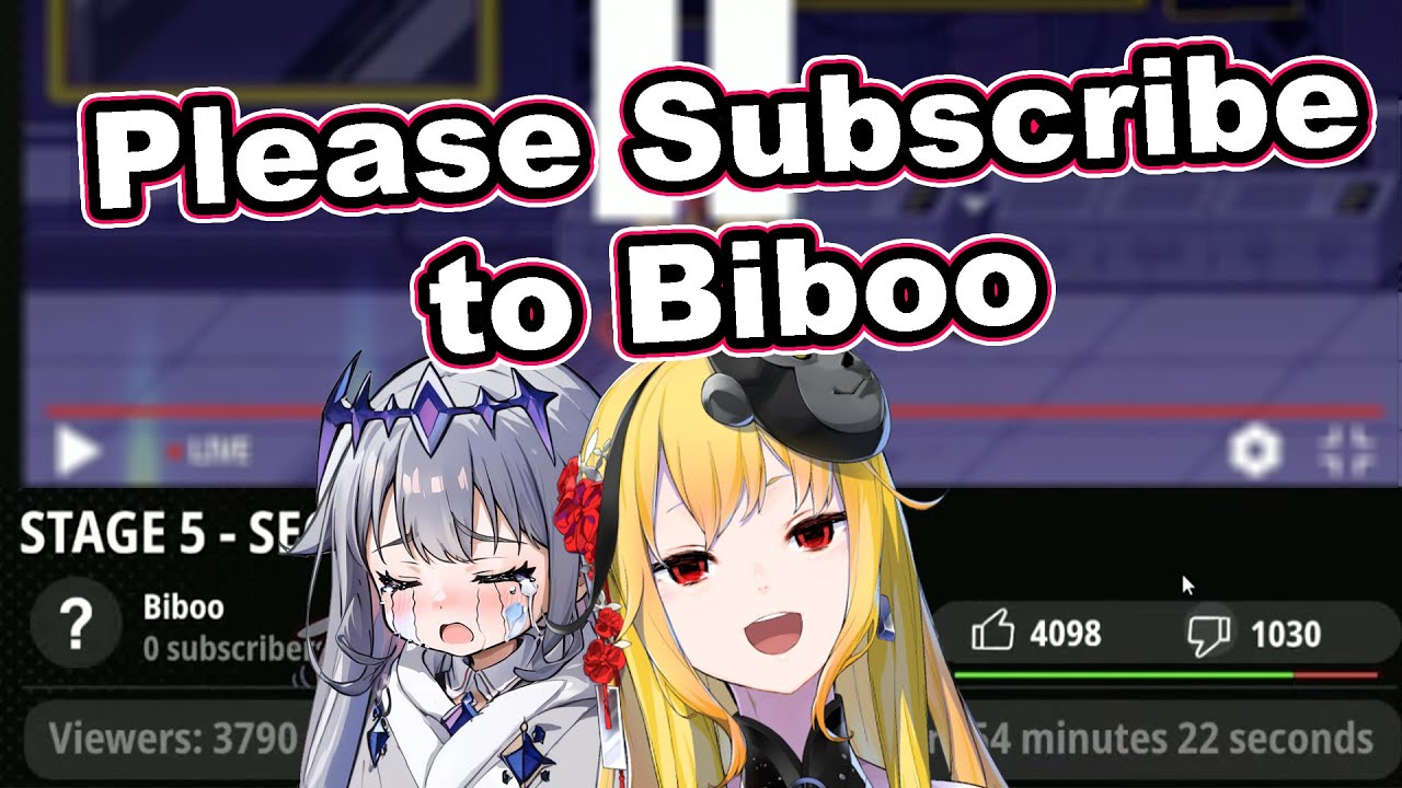 Biboo has 0 subscribers,1030 dislikes while streaming; Kaela got trolled by game Devs | 『Hololive』