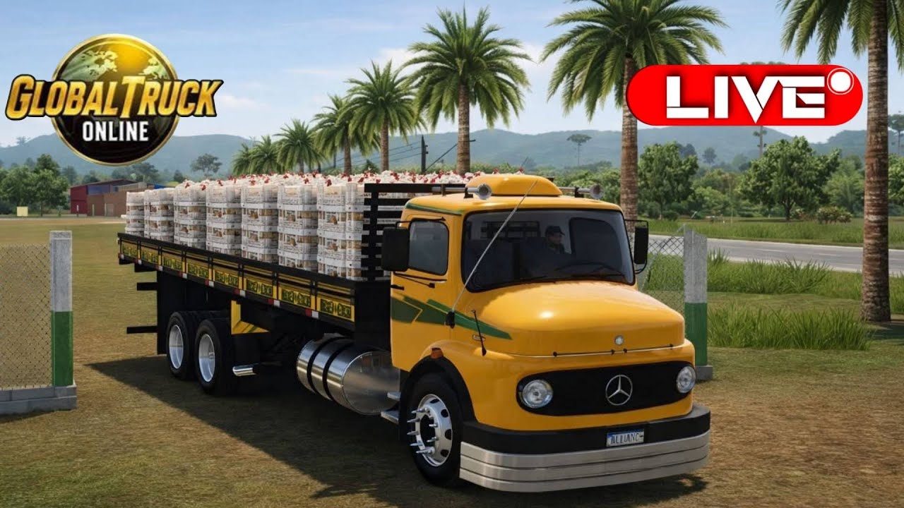 FAZENDO O BUG DO TRILHÃO AO VIVO NO GLOBAL TRUCK ONLINE CHEGA TROPA