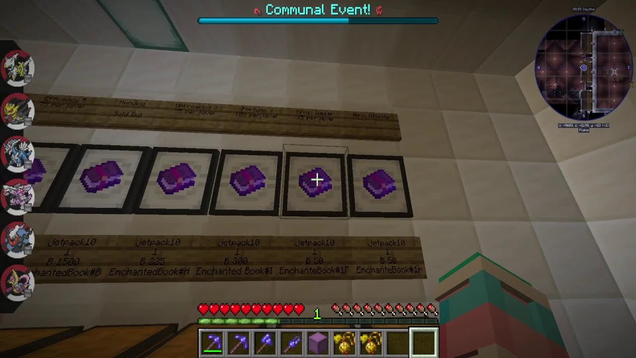 grinding and catching pokes on I-PIXELMON 1.20.2