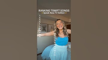 Ranking Taylor Swift Songs!!! ✨💜SPEAK NOW TAYLORS VERSION EDITION💜✨ #speaknowtv #taylorswift #eras