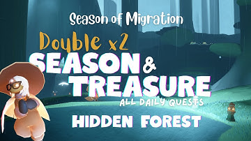 DOUBLE LIGHTS Season & Treasure Candles & Dailies | Hidden Forest | SkyCotl | NoobMode