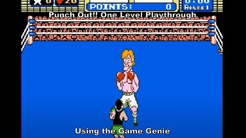 Punch-Out!! One Level Playthrough using the Nes