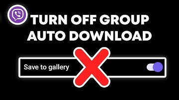 How To Turn Off Auto Download For Viber Group | Quick & Easy