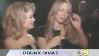 Mariah Carey still DRUNK being interviewed by THE NEWS after her DRUNK ACCEPTANCE SPEECH 2010