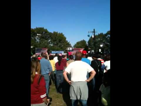 National Anthem at Obama Rally