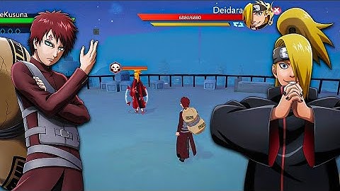 Naruto Slugfest X Gaara Vs Deidara Full Gameplay 🔥 Gaara Vs Deidara Naruto Slugfest X Gameplay