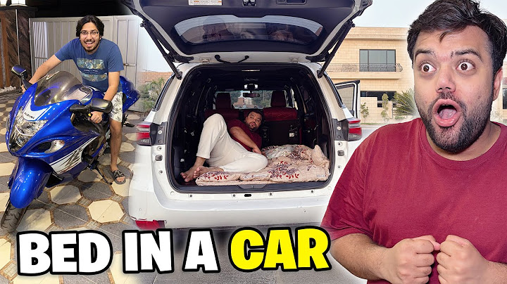 Making Bed In A Car For A Long Drive 😂 | Babay Ki New Dream Heavy Bike 😍