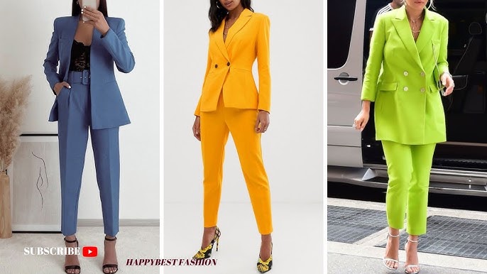 Latest Trouser Suits For Ladies; Official Trouser Suits For Ladies 2022 