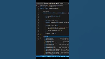 Display Student GRADE | Java Program | 👌  #programmer #shorts #beauty #code