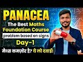 Concepts of signs 🔥🔥|| Panacea - The maths foundation course || Lecture - 1st ||