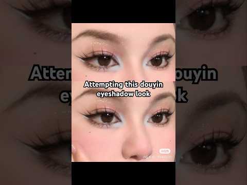 Attempting douyin eyeshadow!