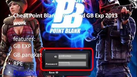 Download Cheat point blank terbaru 2013 WORK !!