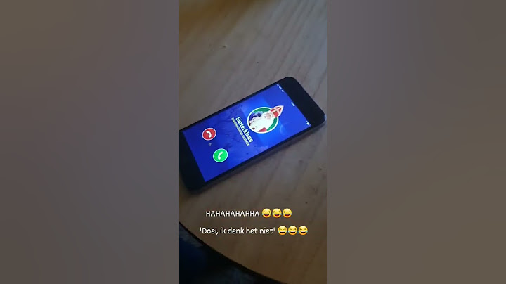 Sinterklaas belt kind en het gaat FOUT