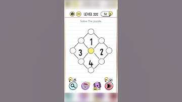 Brain Test Level 202 Best Solution | Brain Test Solution Walkthrough