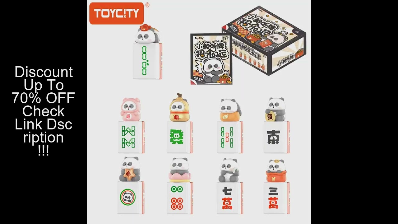 Toycity MR.PA Series Blind Box Original Cute Panda Model Doll Good Luck Theme Random Mystery Bag Per
