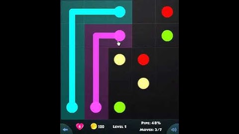 flow game facebook - basic pack level 1 Connect the dots