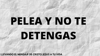 Video thumbnail of "PELEA Y NO TE DETENGAS: BENICIO MOLINA"