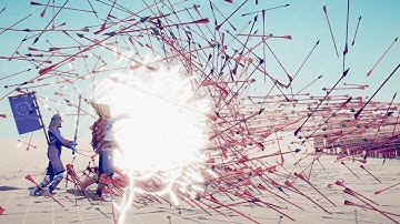 THOR & SHOGUN vs RANGED UNITS - Totally Accurate Battle Simulator TABS