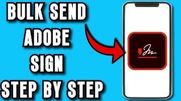 How to BULK Send in Adobe Sign | Step by Step