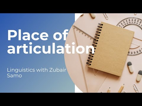 Place of articulation in Hindi and Urdu - YouTube