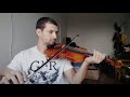 Abusing my first violin - Scott Cao STV-017E with Aileen WV900C-B Carbon Bow