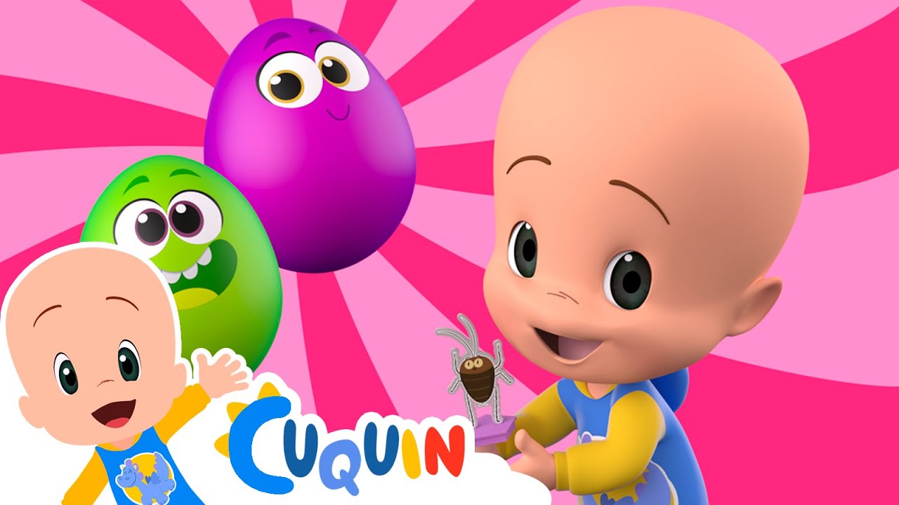 Learn with Cuquin and the Surpise eggs insects | Educational videos