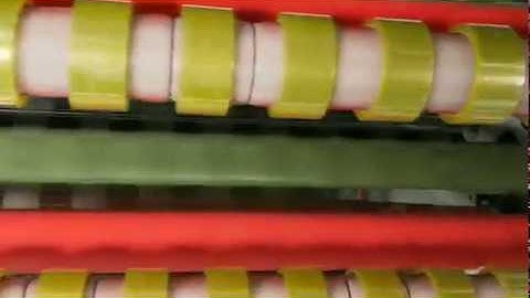 BOPP packing tape slitting machine with installation, testing, operator training and production