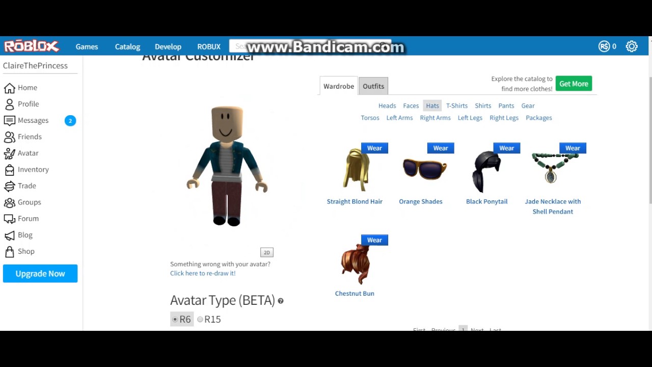 How To You Make Cool Avatar On Roblox 2016 Girl Youtube - free robux 967k