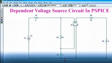 How to Draw a Voltage Control Voltage Source Circuit In PSPICE | লেকচার ১০