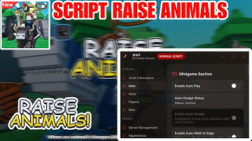 Cách Hack Raise Animals Mới Nhất, Auto Play, Auto Buy, Auto Feed, Auto Sell