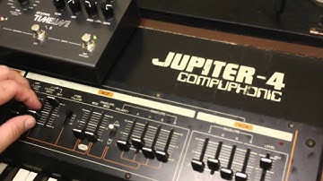 Roland Jupiter 4 Self Oscillating Filter and Strymon TimeLine ICE mode