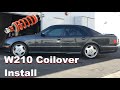 Mercedes W210 Coilover Installation and Overview
