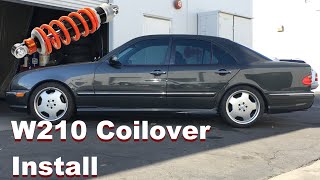 Mercedes W210 Coilover Installation and Overview