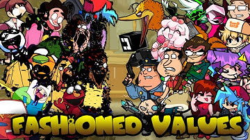 FNF Fashioned Values But Every Turn A Different Cover Is Used 🗣️📢🔥