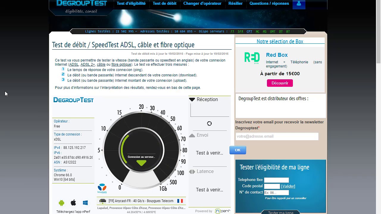 Comment avoir plus de débit avec FREE - YouTube