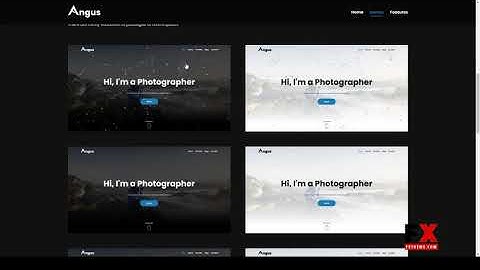 Angus - Personal Responsive One Page Portfolio Template vcard slider portfolio Nakamura