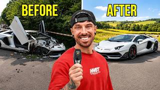 FULL BUILD - REBUILDING A WRECKED LAMBORGHINI SVJ Rebuilding A Wrecked Lamborghini Svj