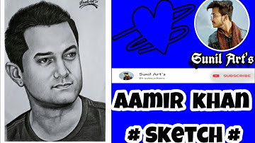 Aamir khan# realistic #drawing #Time lapse #video