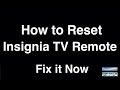 How to Reset Insignia TV Remote Control - Fix it Now