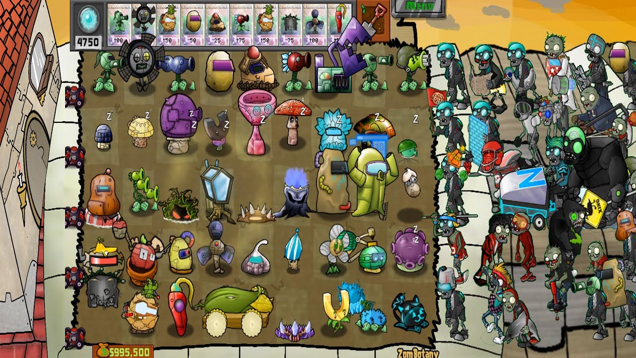 Gameplay image - Plants vs Zombies - IO Series mod for Plants Vs