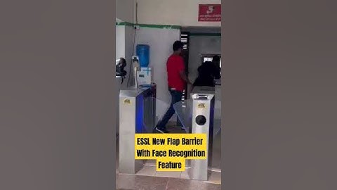 ESSL New Flap Barrier With Face Recognition Feature #accesscontrol #action #accessability #essl